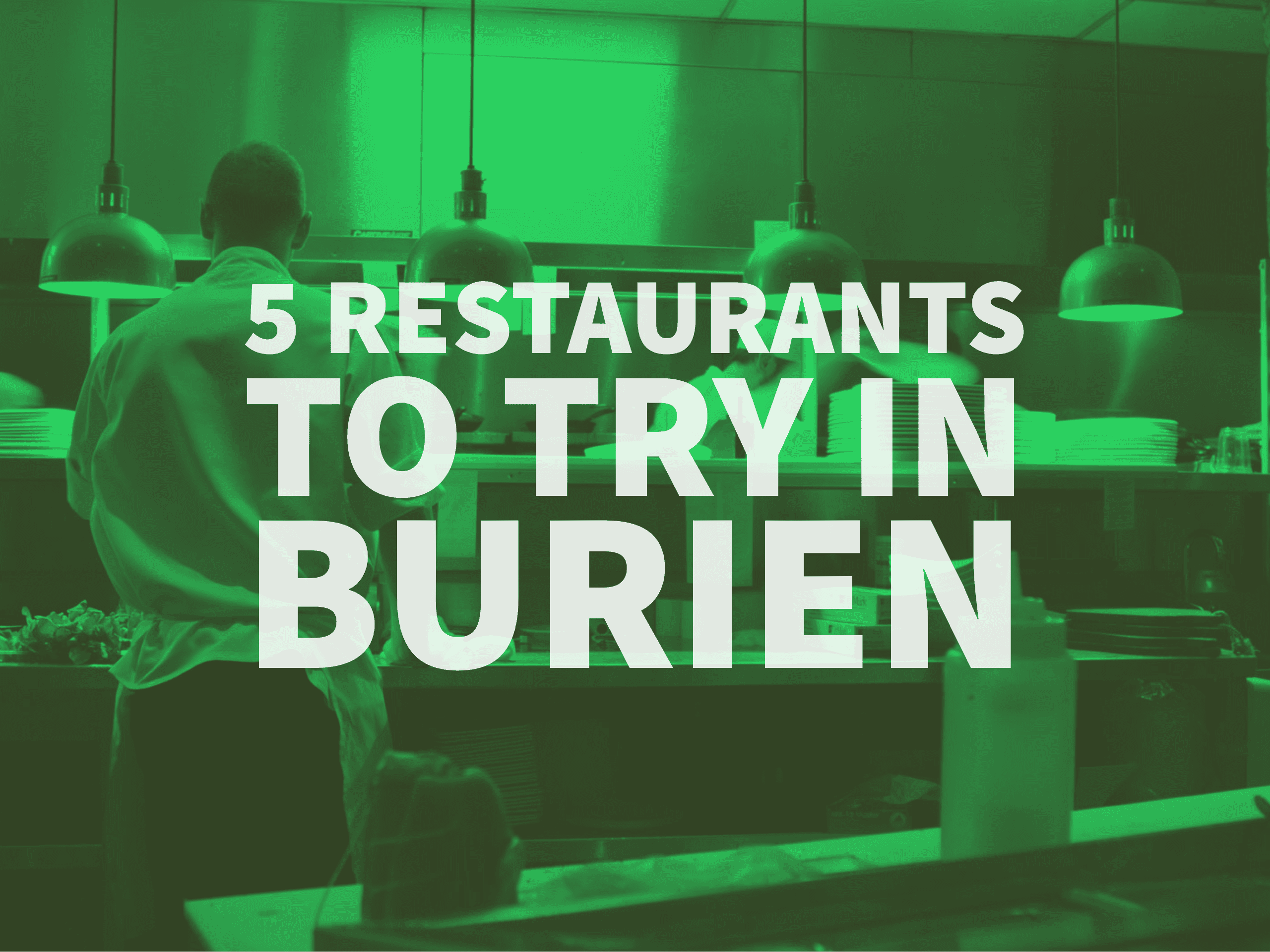 Restaurants to Try in Burien